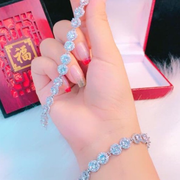 Lắc tay đá 💎𝑭𝑹𝑬𝑬𝑺𝑯𝑰𝑷 💎[Mã HOAC10 giảm 10% đơn 99k] LẮc tay đá trắng cao cấp