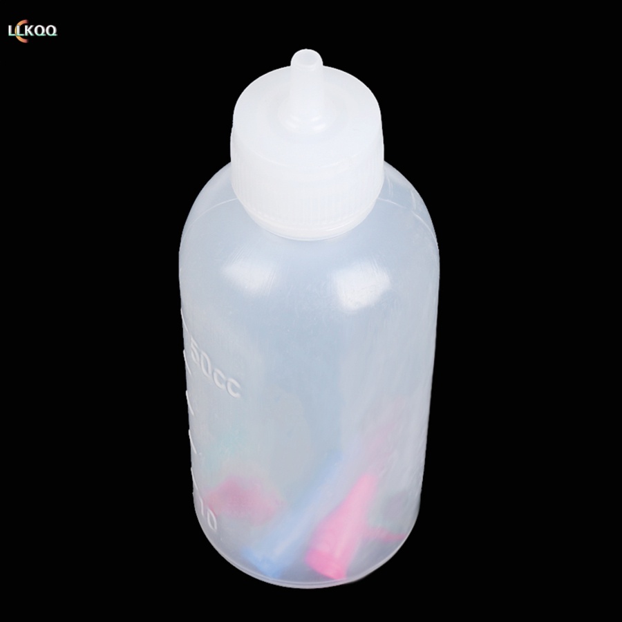 Bình Nhựa Đựng Kem/ Nước Sốt/ Trang Trí Bánh Dung Tích 50ml Có Vòi Xịt Tiện Dụng