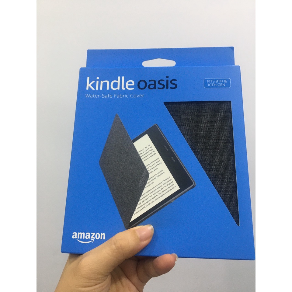 Bao Da Chính Hãng Amazon Dành Cho Máy Đọc Sách Kindle Oasis 2/3 Vải Fabric