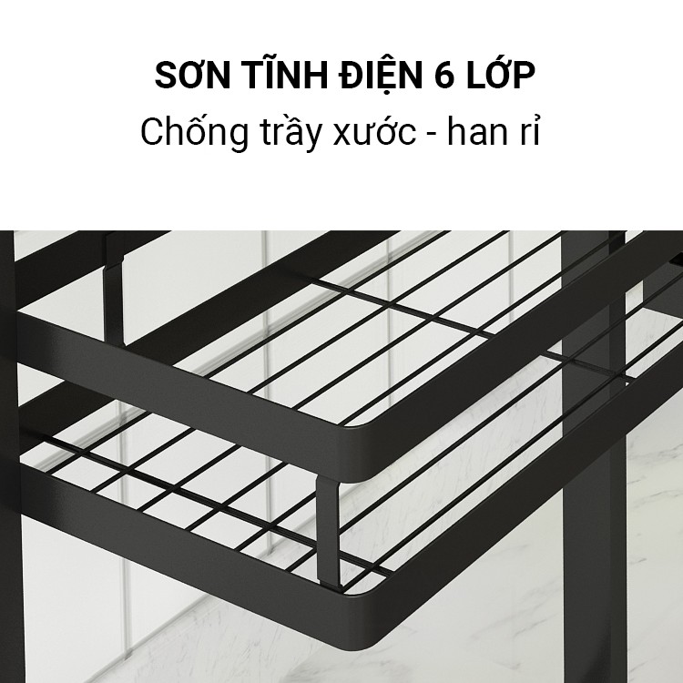 Giá kệ để gia vị 2,3 tầng sơn tĩnh điện siêu chắc chắn VANDO kệ để đồ đa năng | BigBuy360 - bigbuy360.vn