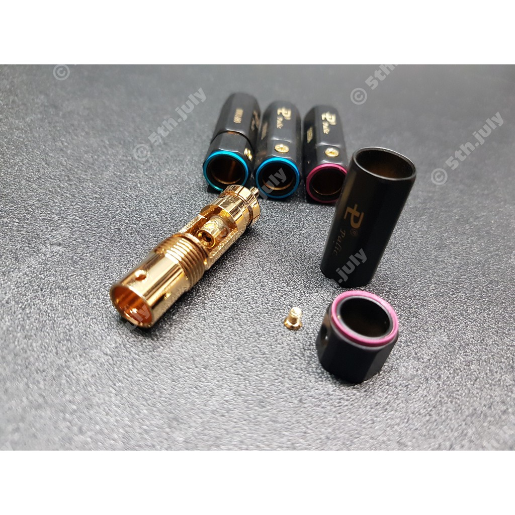 Bộ 4 chiếc jack RCA bông sen Palic và Liton USA carbon