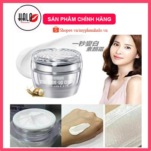 Kem dưỡng da Goodal❤️FREESHIP❤️Kem ốc sên dưỡng trắng da Premium Snail Tone Up Cream