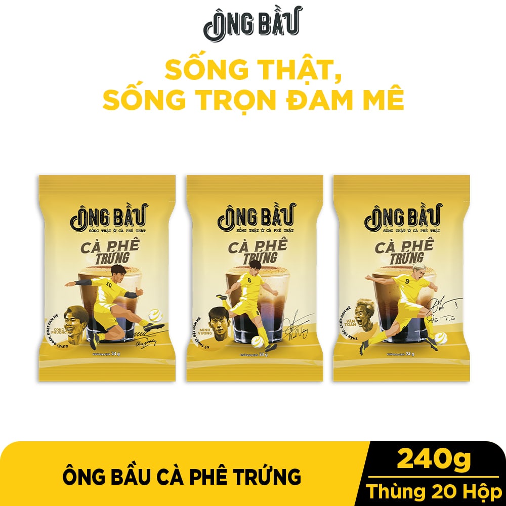 Ông Bầu OB Café Cà Phê Trứng Hộp 240g