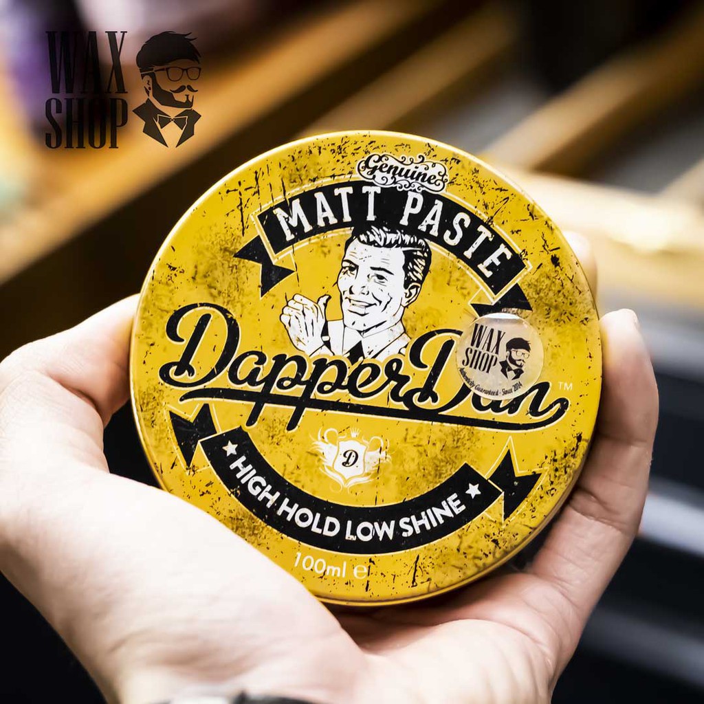 Sáp Vuốt Tóc Dapper Dan Matt Paste ⚡ [Chính Hãng] ⚡ Siêu Giữ Nếp Tóc tới 24 Tiếng, Tặng Kèm Pre-Styling Oil và Lược Sấy