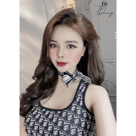 Áo len dioh cột nơ