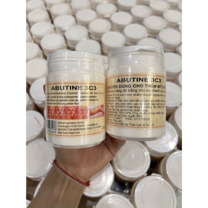 Kem kích trắng Abutine 3c3 Thái Lan hộp 250gram