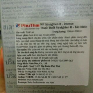 Thuốc ép- duỗi tóc thương hiệu wella