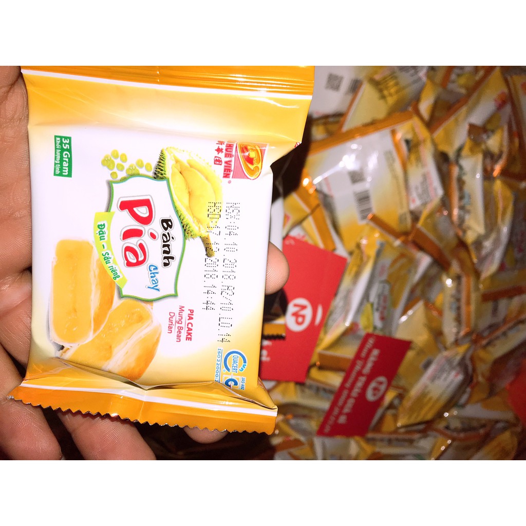 BÁNH PÍA MINI SẦU RIÊNG CHAY TÚI 12 CÁI Date Mới Mỗi Ngày