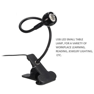 Đèn đọc sách mini USB DC 3~5V / AC 220V có kẹp
