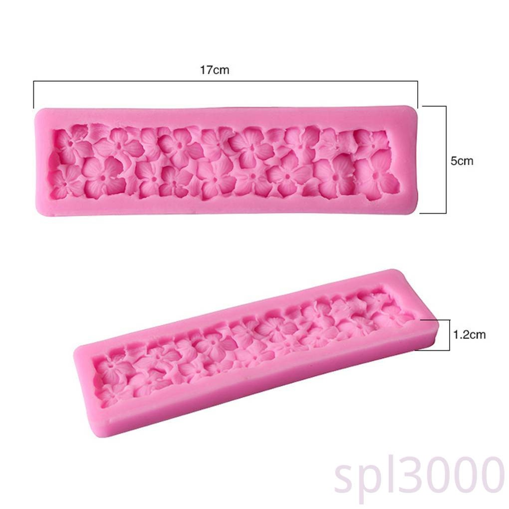 Khuôn Silicone Tự Tạo Hình Hoa Trang Trí Bánh