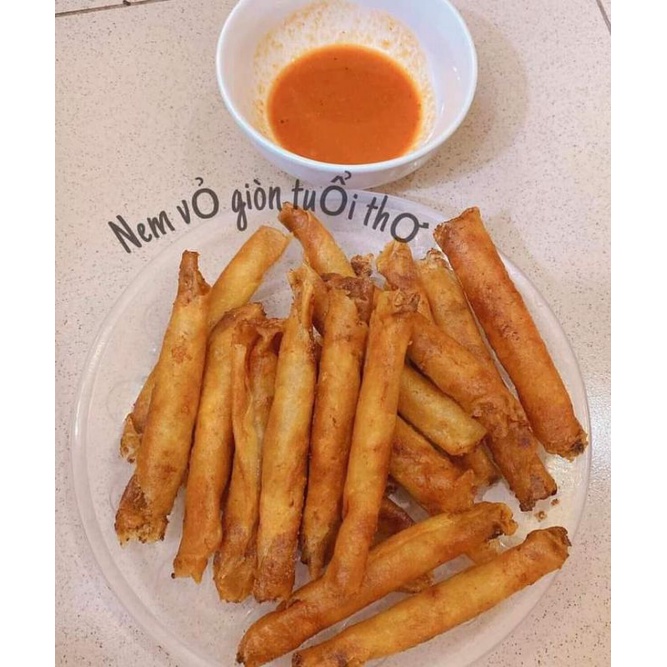 Nem chua rán vỏ giòn