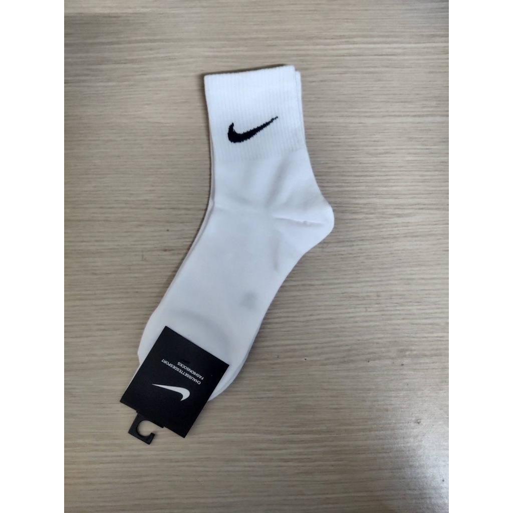 Tất nike dệt kim cổ cao thể thao cao cấp Freeship