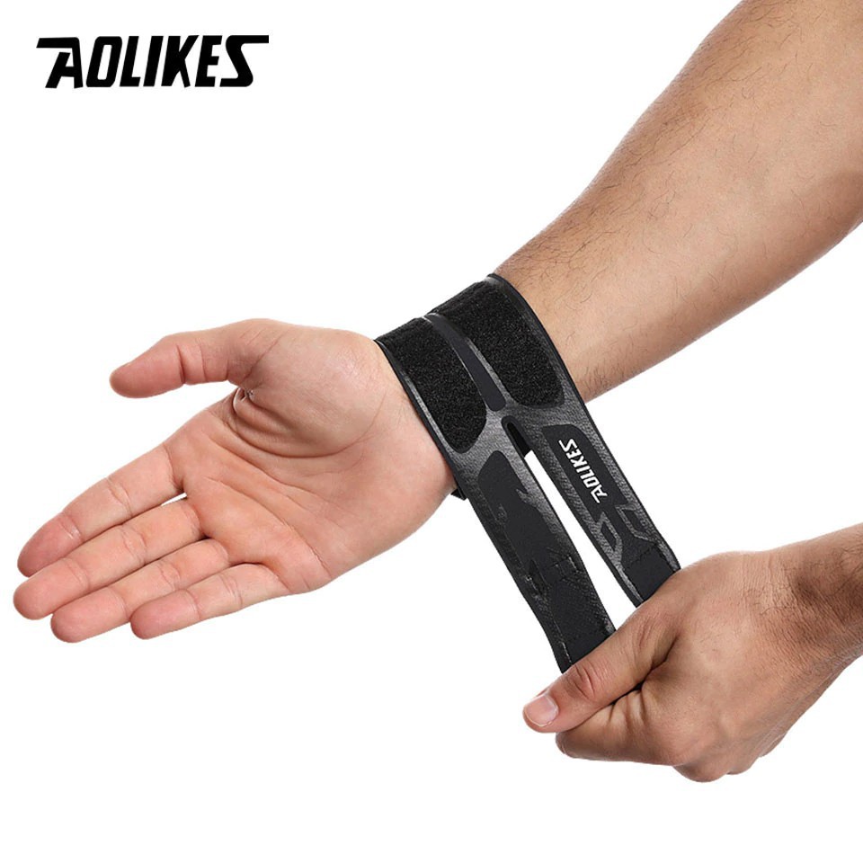 Băng quấn bảo vệ cổ tay AOLIKES 7930  bán sỉ, đai cuốn bảo vệ cổ tay đàn hồi thoáng khí cao cấp, chính hãng