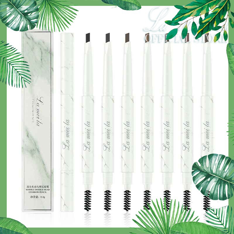 Bút Kẻ Lông Mày Lameila Thiết Kế Hai Đầu 2 Trong 1 Tiện Lợi