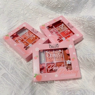Phấn mắt - kira kim tuyến 8 ô obuse peachy tháilan