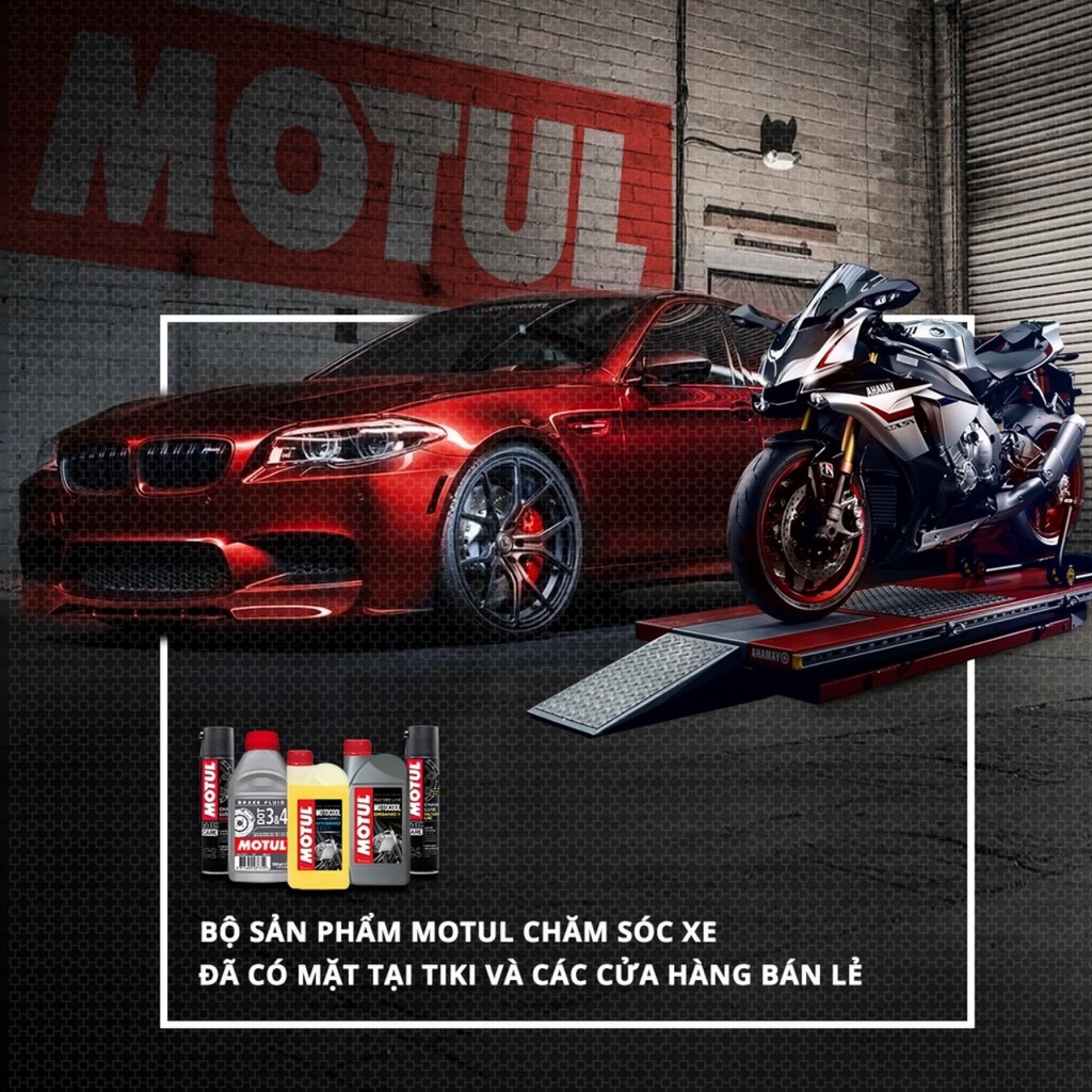 Xịt dưỡng sên / xích Motul C4 Chain Lube Factory Line 400ml