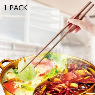 Đôi Đũa Bằng Gỗ Dùng Để Nấu Ăn, Chiên, Xào, Đôi Đũa Dài Nấu Ăn (38cm)