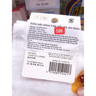 KHĂN MẶT COTTON 2 LỚP