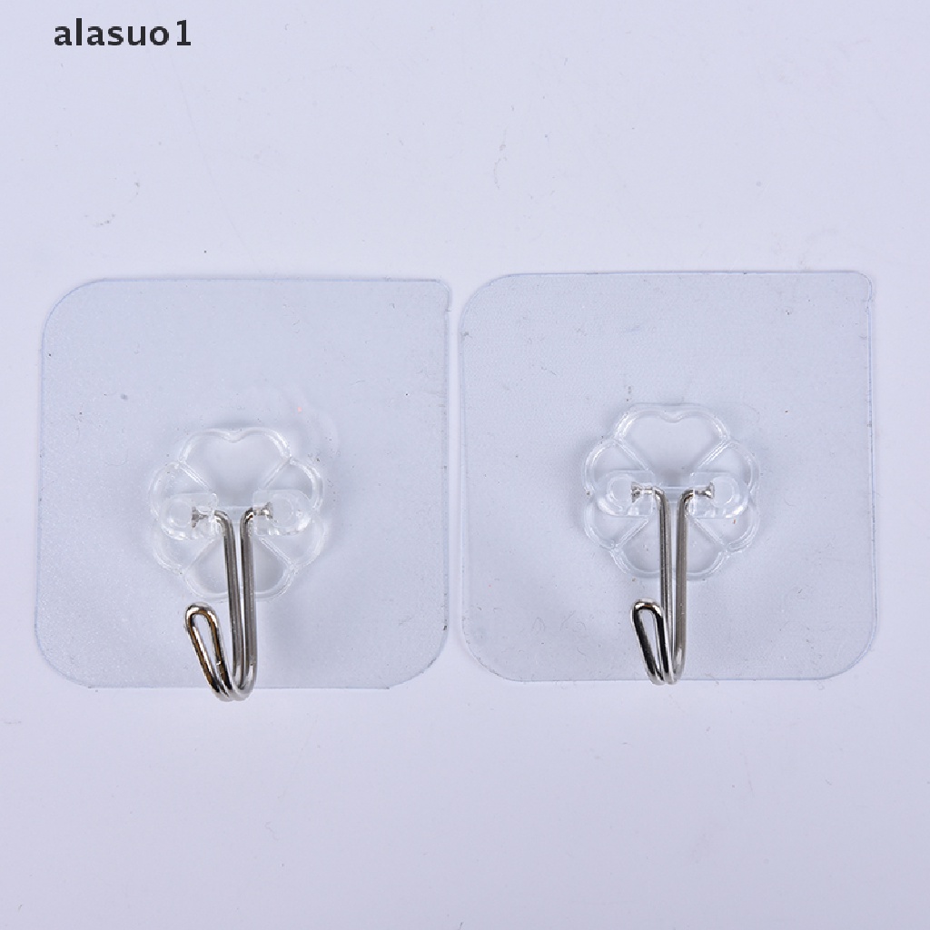 1x Móc Treo Đồ Dán Tường Trong Suốt Có Giác Hút Chắc Chắn Cho Nhà Bếp / Phòng Tắm