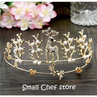 Vương miệng đính ngọc giả hình con hươu