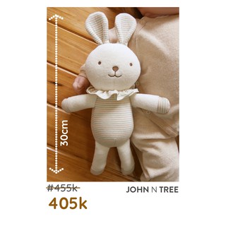 John n tree thú bông organic cotton cao 30cm