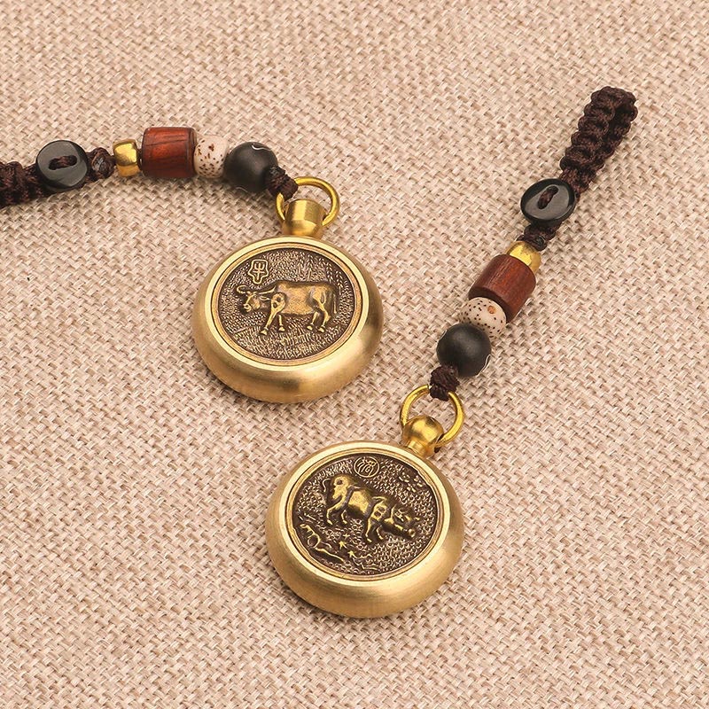 Móc Chìa Khóa Ô Tô Xe Máy 12 Con Giáp Phong Thủy Tài Lộc Phú Quý – Dây Dù VERSION 1 CarZone