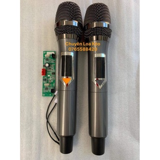 Micro loa kéo sóng uhf phạm vi 15met