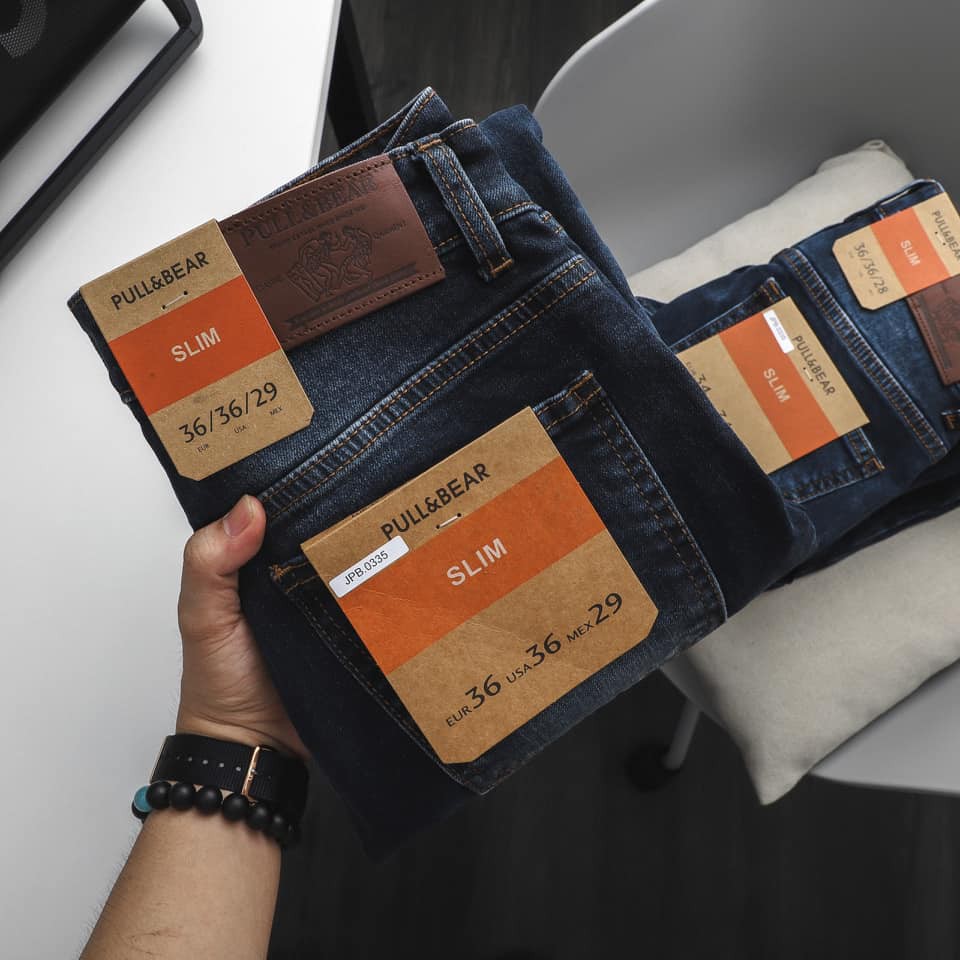 Quần Jean dài nam PB Việt nam xuất khẩu (Form Slimfit,chất vải co dãn,ống quần 15-18cm) | BigBuy360 - bigbuy360.vn