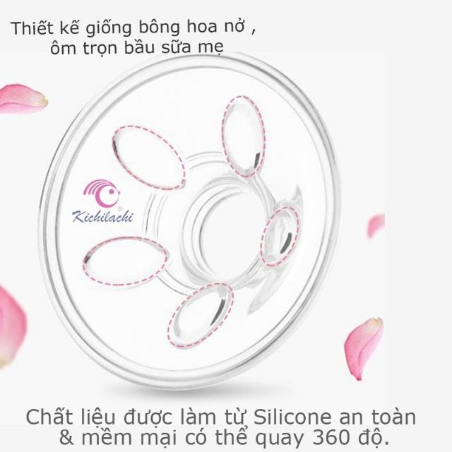 Máy Hút Sữa Bằng Tay / Máy Hút Sữa Cầm Tay Kichilachi Kèm Bình Sữa 180ml + 5 Túi Trữ Sữa
