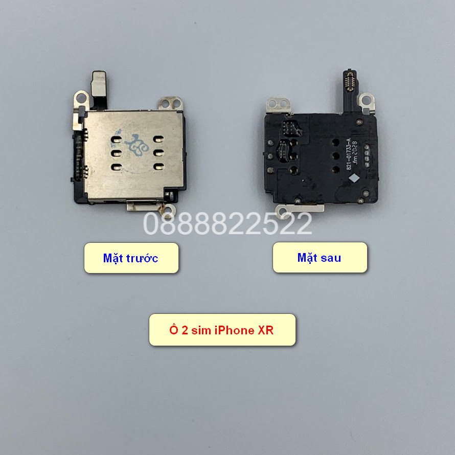 Ổ 2 sim iPhone XR, 11, 12, 12 Pro/12 Pro Max (chưa bao gồm khay)