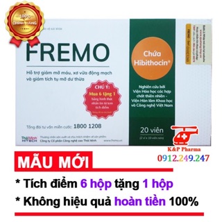 ❤ fremo – hỗ trợ giảm mỡ máu, gan nhiễm mỡ, ngừa xơ vữa động mạch