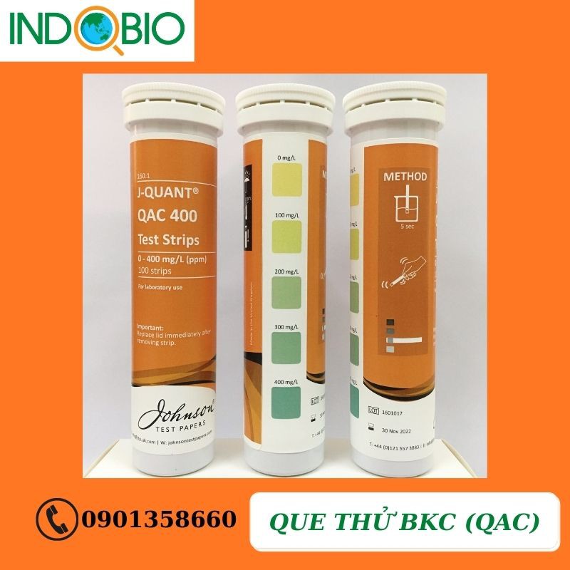 QUE THỬ BKC TRONG KHỬ TRÙNG 160.1, 0-400 PPM JOHNSON-ANH [KÈM COA]
