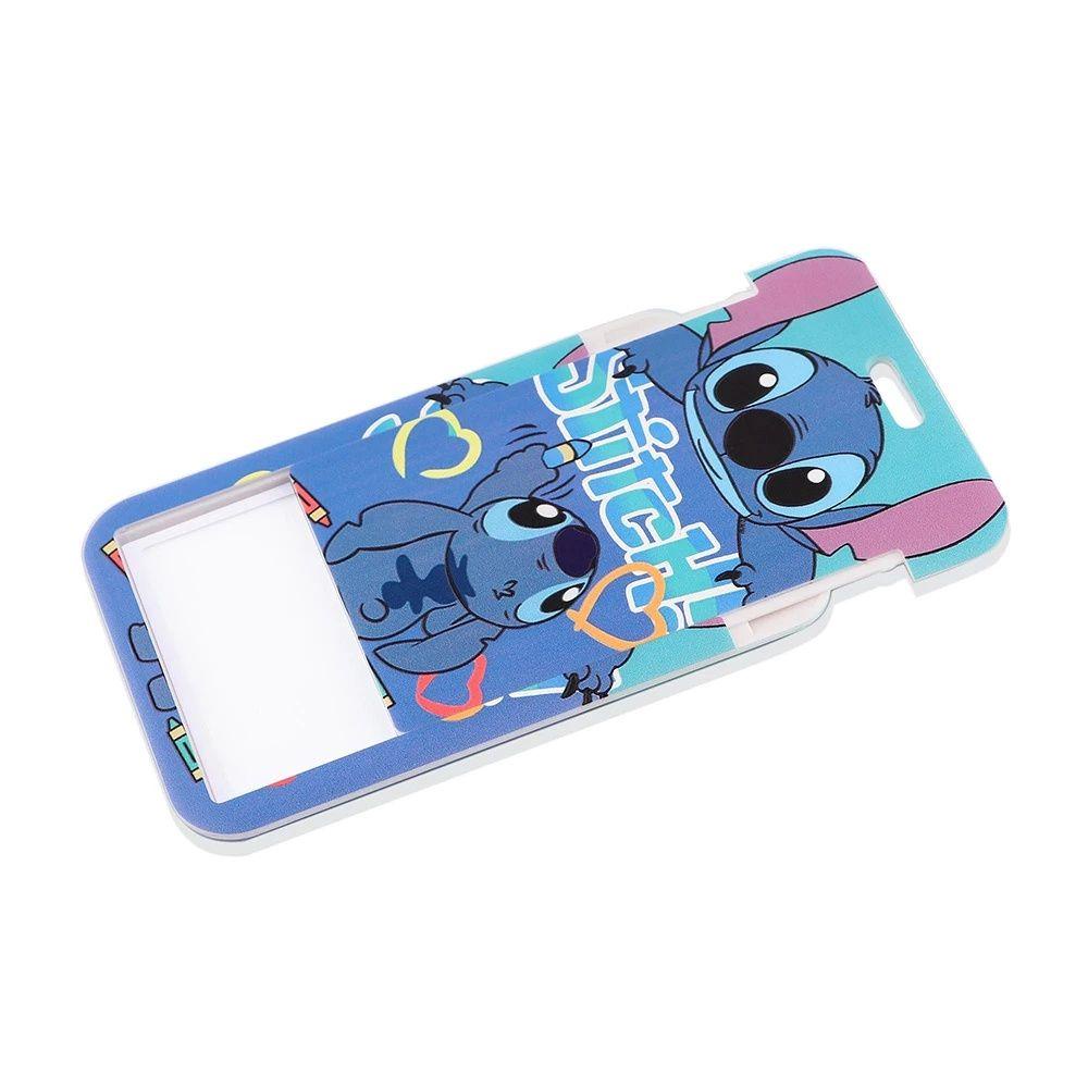 Dây Đeo Cổ Gắn Thẻ ID / Điện Thoại Họa Tiết Hoạt Hình Stitch Dễ Thương Giá Đỡ