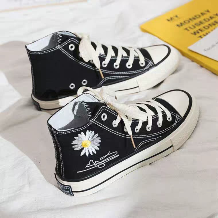 {freeship} Giày CV Cao Cổ Hoa Cúc Giày Học Sinh | BigBuy360 - bigbuy360.vn