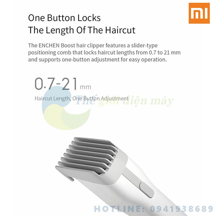 [Màu ngẫu nhiên] Tông đơ cắt tóc Xiaomi Enchen Boost - Enchen Boost Hair Clipper bảo hành 6 tháng