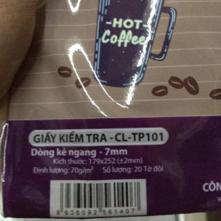 Túi giấy kiểm tra ( 20 tờ đôi)