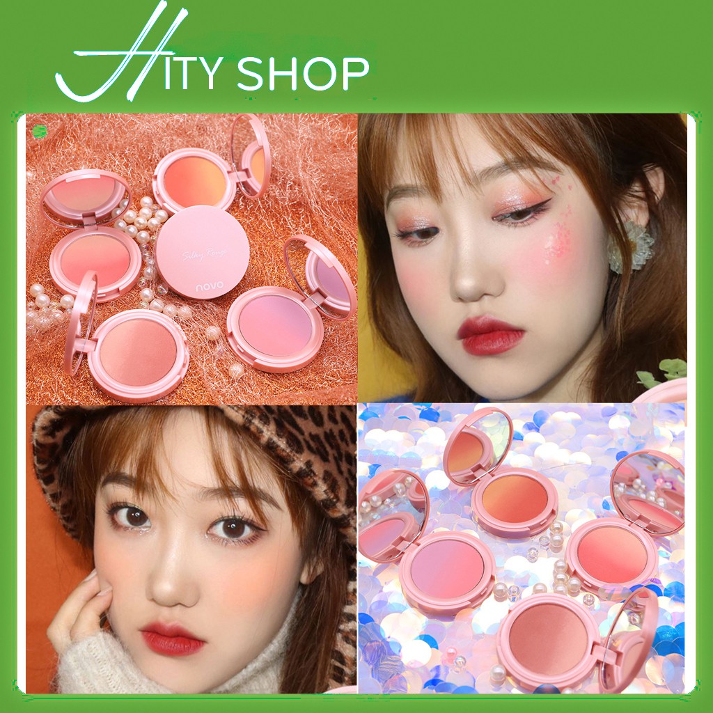 Phấn má hồng dạng loang Novo Pretty For You Silky Rouge
