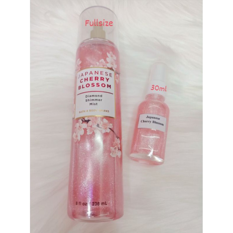 (30ML)XỊT THƠM KIM TUYẾN JAPANESE CHERRY BLOSSOM BATH AND BODYWORKS