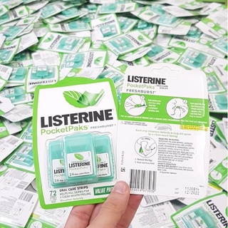 Listerine Pocketparks - Ngậm Thơm Miệng( Listerine set 3 miếng )