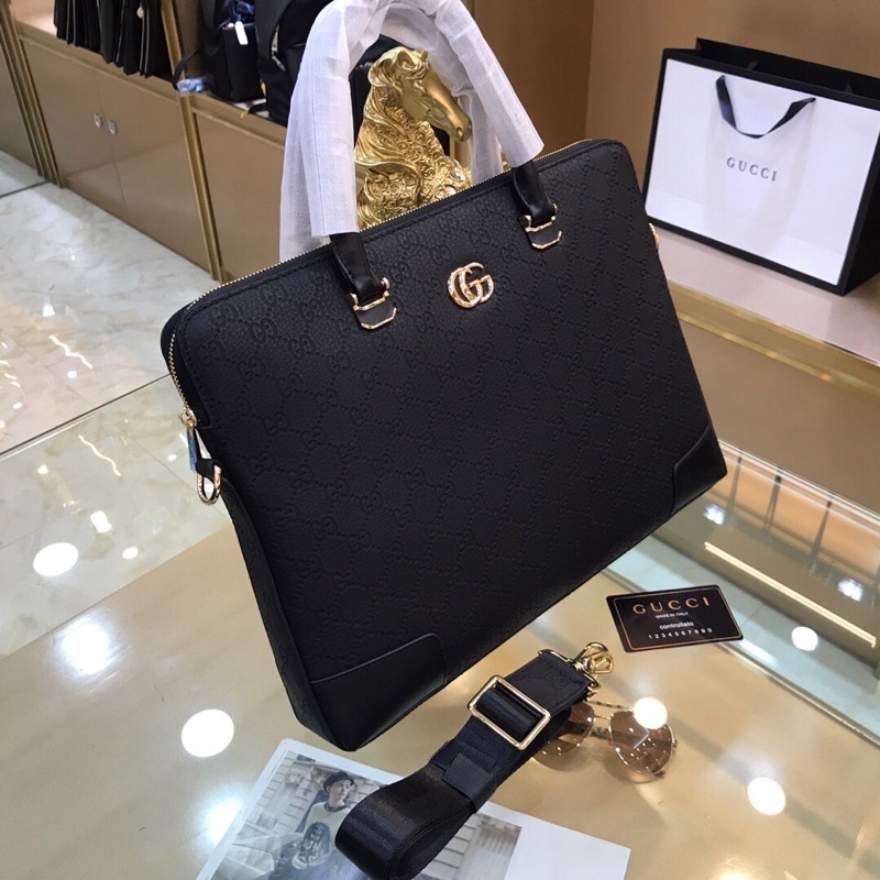 Cặp xách công sở cho nam thương hiệu thời trang cao cấp Gucci GC da thật hàng vip 1-1 | BigBuy360 - bigbuy360.vn