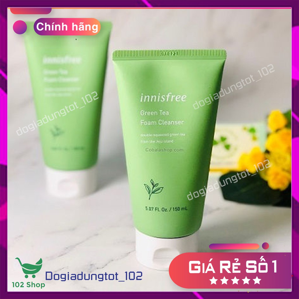 Sữa rửa mặt trà xanh Innisfree Green Tea Foam Cleanser 150ml Hàn Quốc