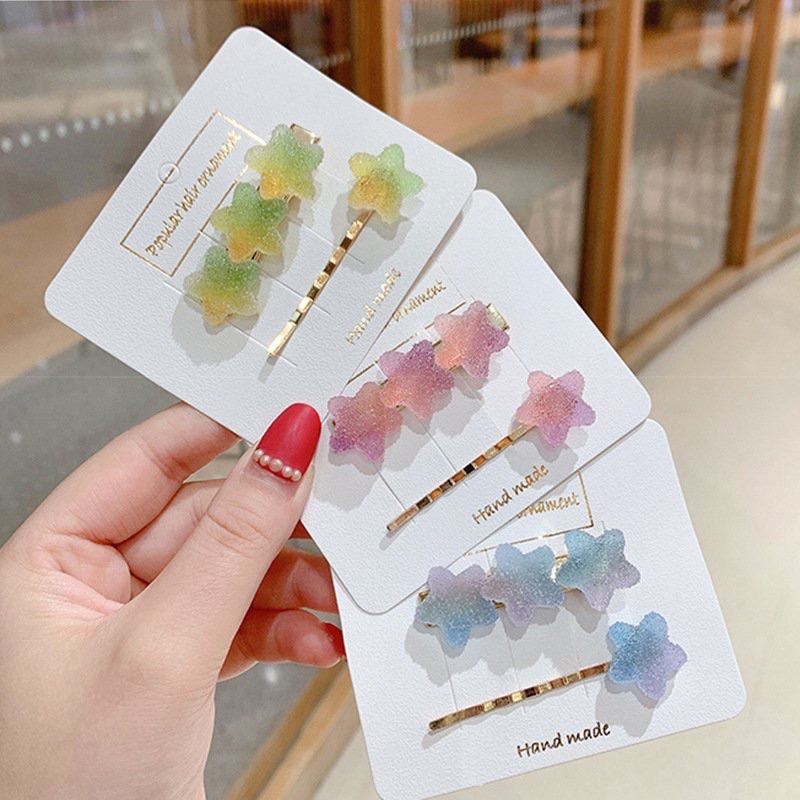 Set 2 kẹp tóc dễ thương phong cách Hàn Quốc cho phái nữ