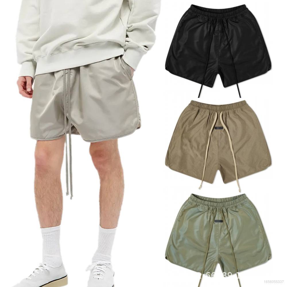 Ellen Fear Of God Quần Short Thể Thao Dáng Rộng Phong Cách Đường Phố Cho Nam Và Nữ