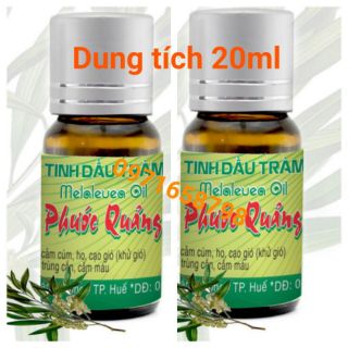 Tinh dầu tràm 20ml nguyên chất trị muỗi côn trùng cắn cho bé
