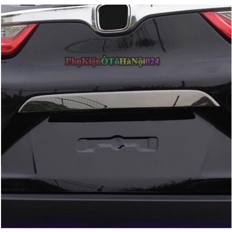Ốp Tay Mở Cốp phía trên Mạ Crom Xe CRV 2018- 2022