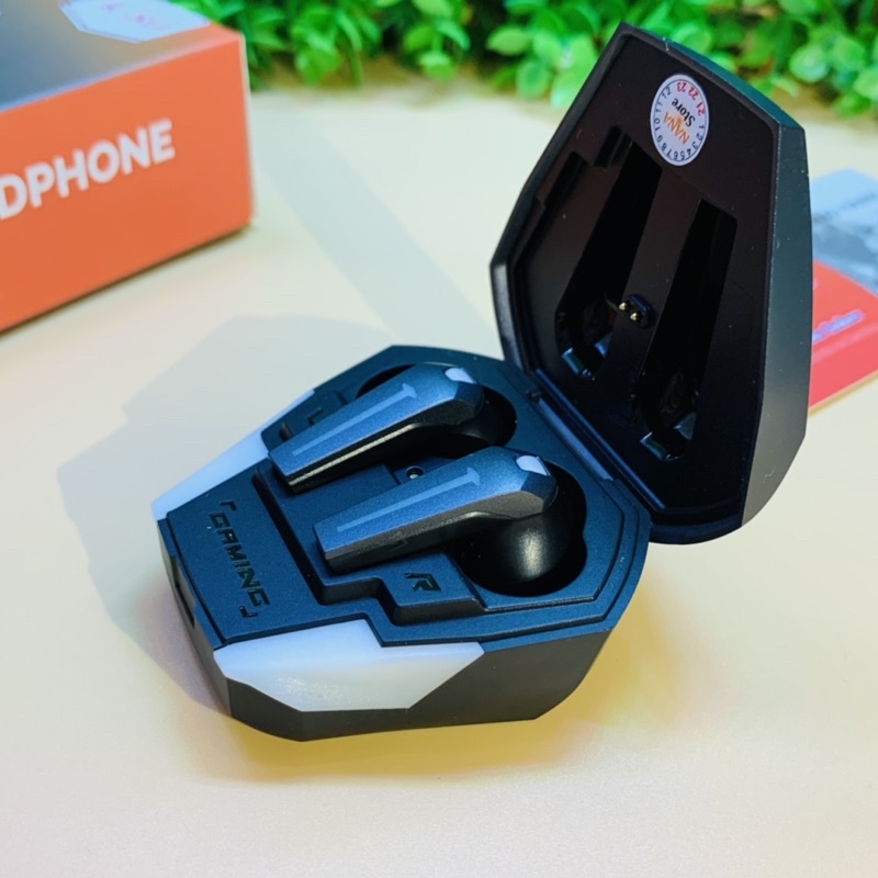Tai Nghe Bluetooth Gaming K-80 TWS , Âm Bass Tăng Cường , Độ Trễ Cực Thấp , Có Led