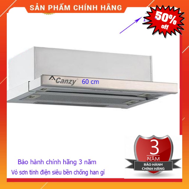 [ HÀNG CHÍNH HÃNG ] Máy hút mùi âm tủ Canzy CZ 6002 SYP