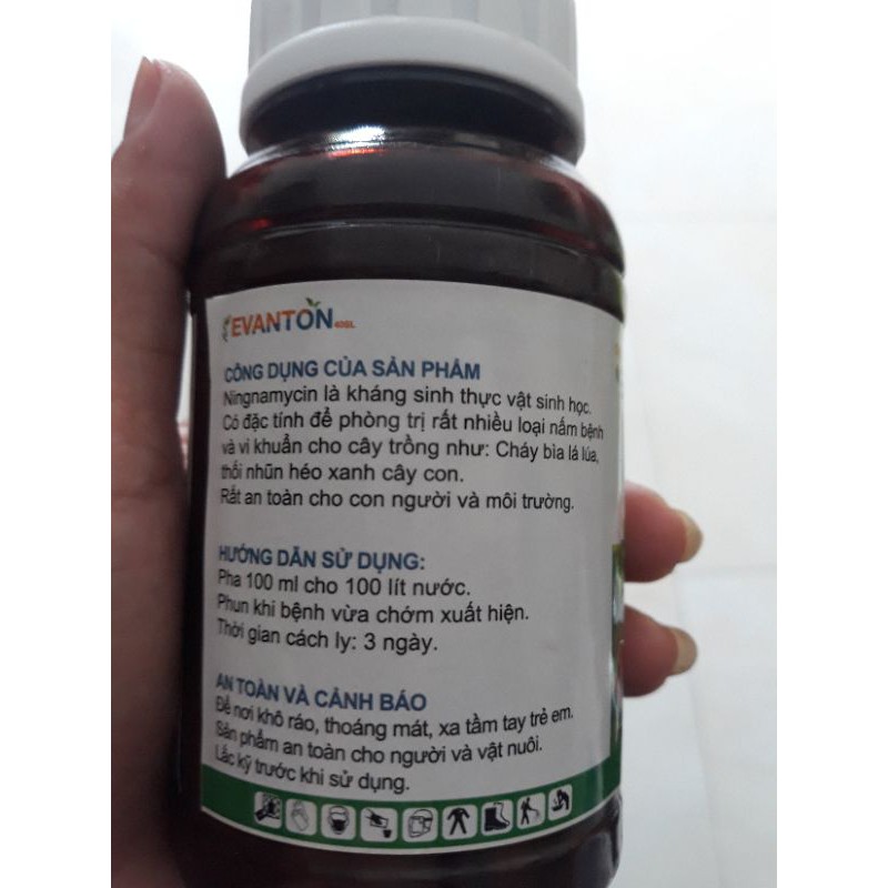 Thuốc trừ bệnh héo xanh lỡ cổ rễ Evanton 240ml