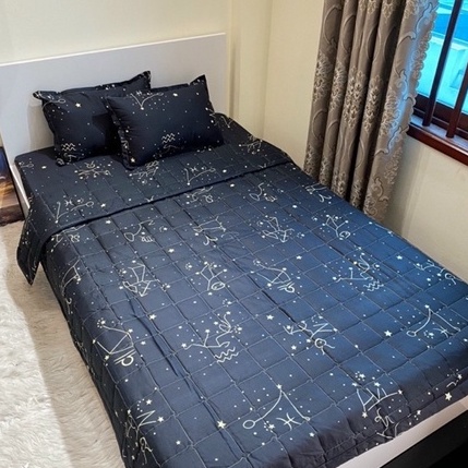 (Bộ 4 Món) Ga Gối , Ga Gối Poly Đẹp Mê Ly Được Chọn Mẫu Và Xem Hàng Thoải Mái Hn