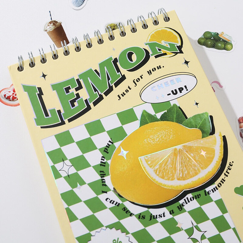 Imoda 1 Cuốn Sổ Kế Hoạch Cuộn Trái Cây Kiểu Retro Dễ Thương